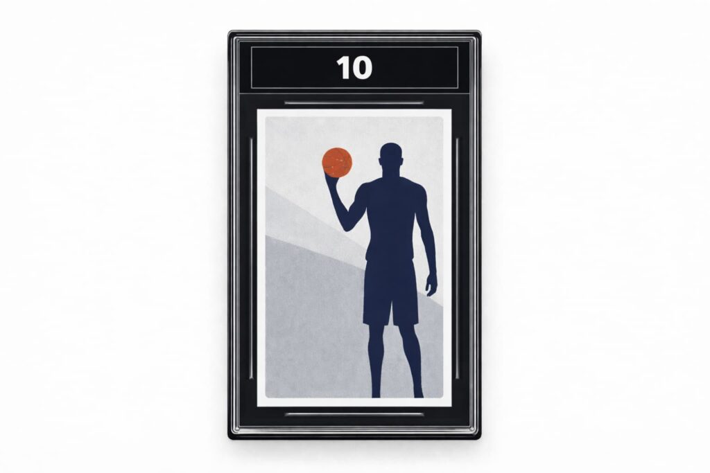 SGC tuxedo slab graded basketball card